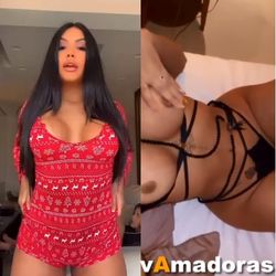 Video Ayarla Souza peituda filmando os peitos grandes