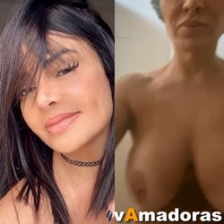 Video Valentina Francavilla pelada tomando banho