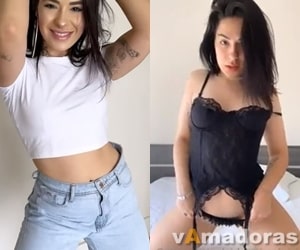 Cantora famosa Nicks Viera videos gratis de lingerie sexy